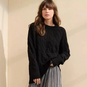 NWT Aerie Oversized Cableknit Sweater size small